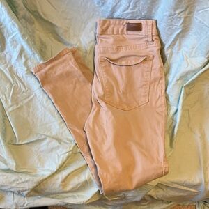 Crown & Ivy Women's Beige Skinny Jeans